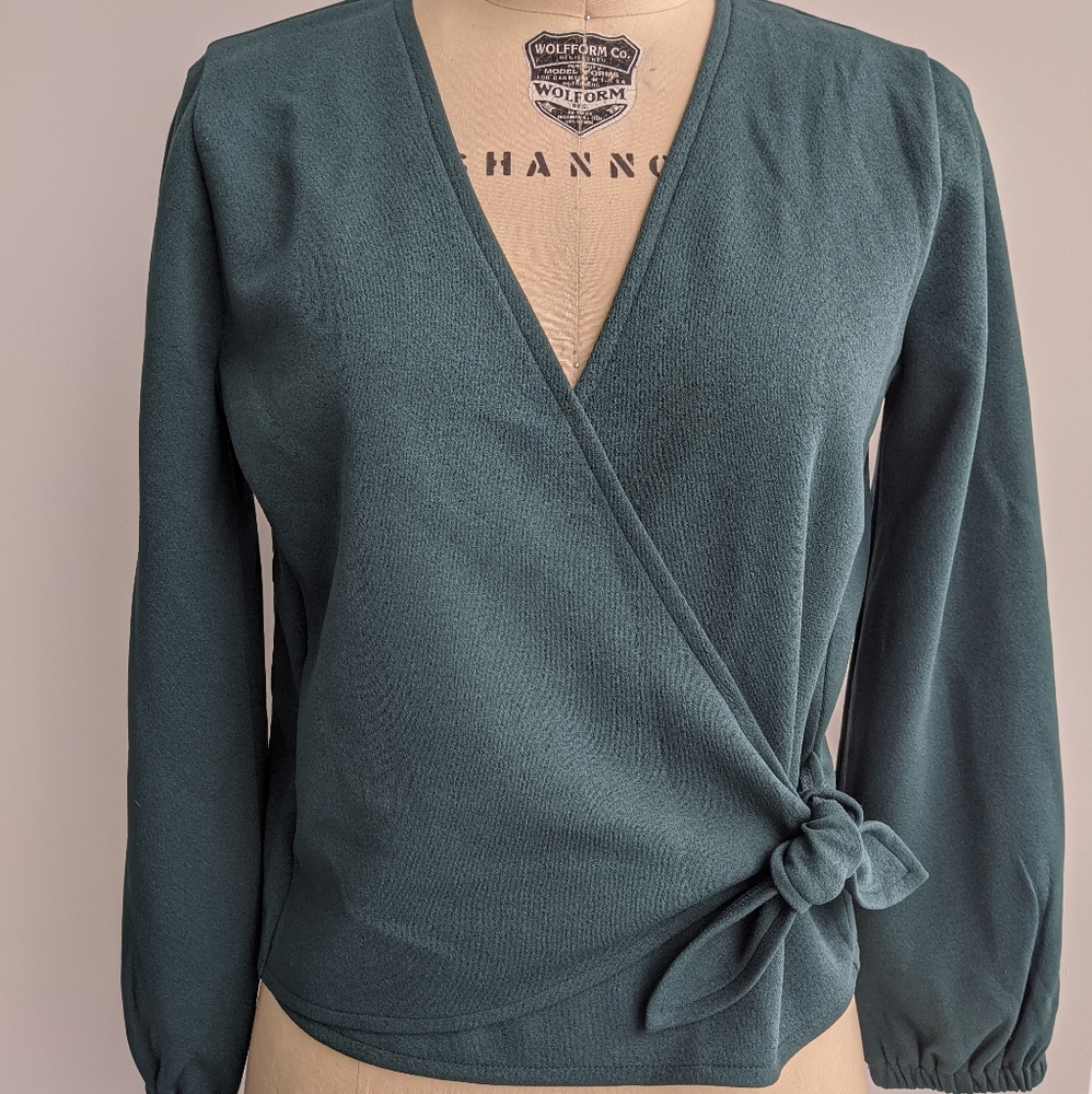 Madewell wrap top